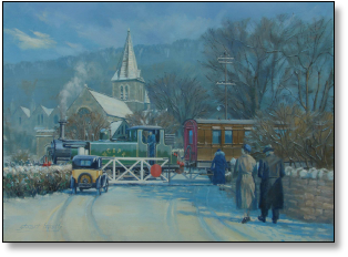 Print: "Clevedon All Saints, winter"  PR16