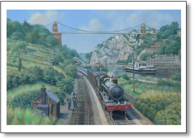 Postcard PC27 – “Steam in the Gorge”