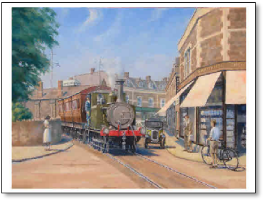 Postcard: - "Clevedon Triangle with Terrier"