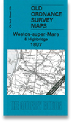 Map: Weston-super-Mare & Highbridge 1897