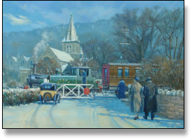 Greeting Card – &nbsp;“Clevedon All Saints, Winter” &nbsp;&nbsp;&nbsp;&nbsp;&nbsp;